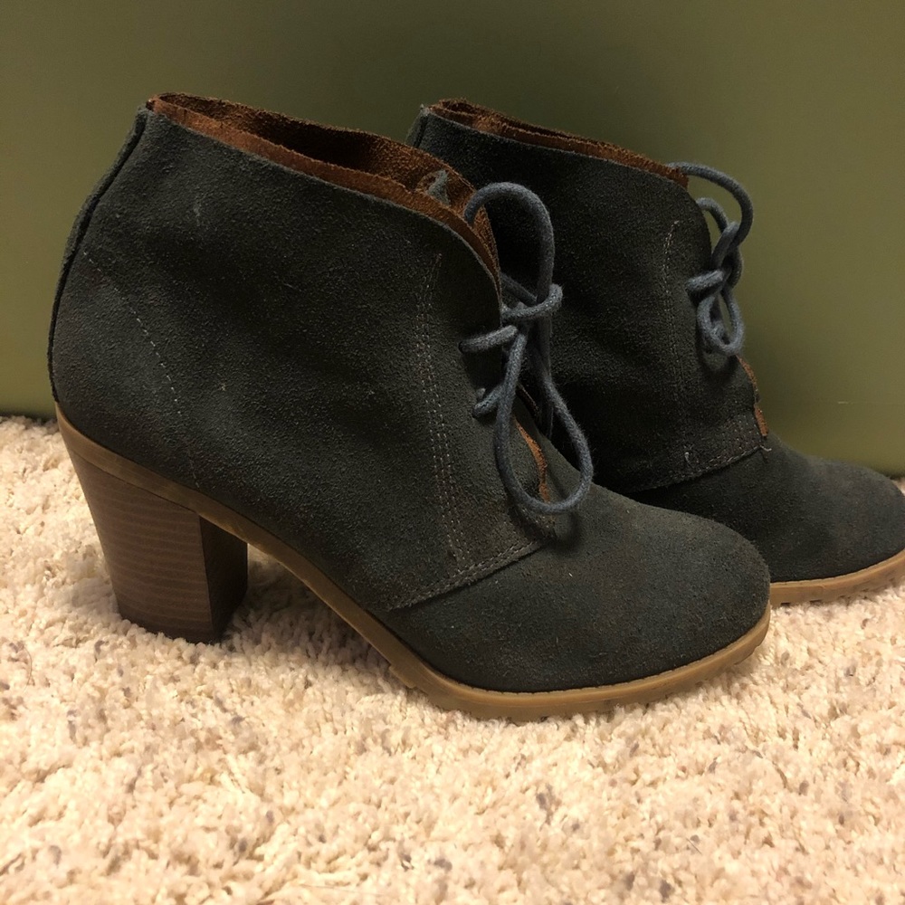 Blue booties